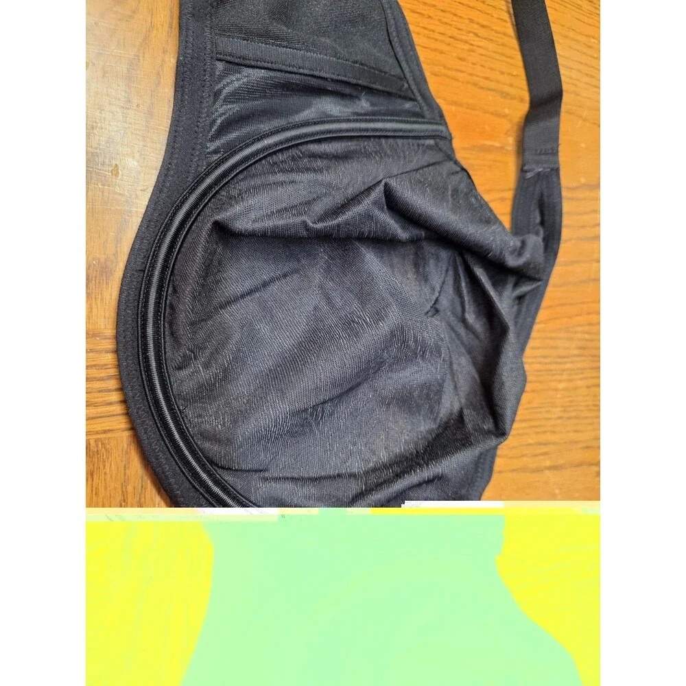 Dominique Intimate Apparel Black Minimizer Underwire Bra 44DD - Picture 5 of 8